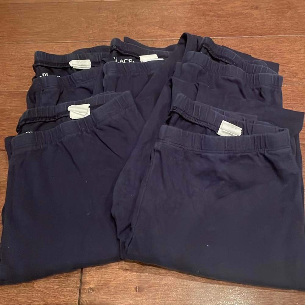 Five pack navy leggings